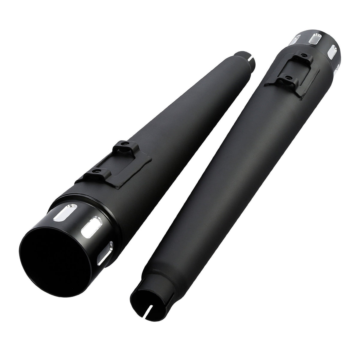 Motorcycle 4" Slip-on Mufflers Exhaust Pipes For Harley Touring Electra Street Glide 1995-2016