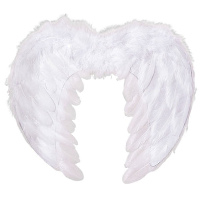 Children Adult Angel Devil White Black Feather Wings Fallen Angel Cosplay Little Wings Halloween Carnival Birthday Party Costume