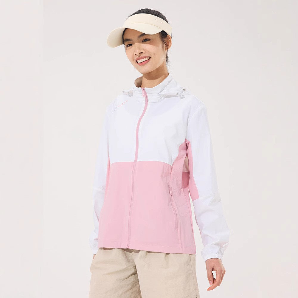 2025 new [new product upgraded skin clothing] high elastic sunscreen clothing men's and women's color contrast machine bag ice s