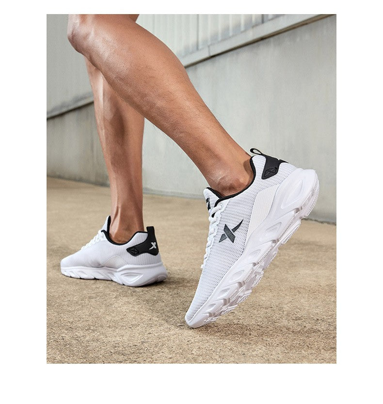 Tênis de Corrida Masculino Xtep Primavera 2025 Calçado Esportivo Absorvente de Suor Tênis Esportivo Esportivo Resistente ao Desgaste com Estabilidade 880119115131