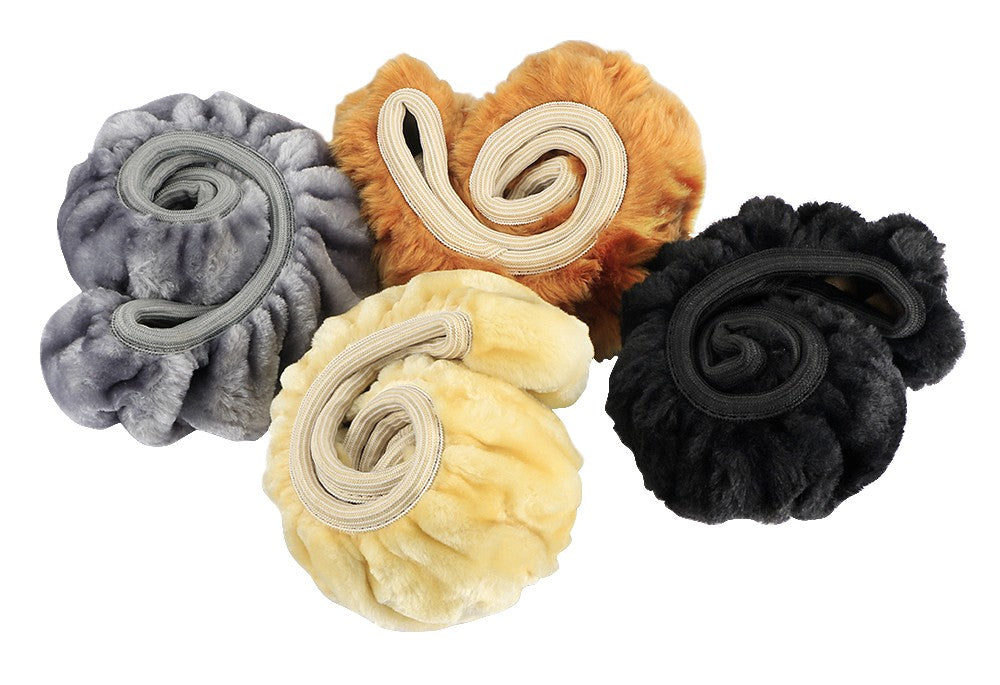 Premium Soft Short Fur Car Steering Wheel Cover High-density Warm Plush Winter Steering Wheel Protector Cover 38cm Accessories