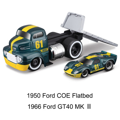Maisto 1:64 Muscle Transports - Série de Veículos Estáticos de Metal Fundido Colecionáveis Hobbies Modelos de Carros de Brinquedo