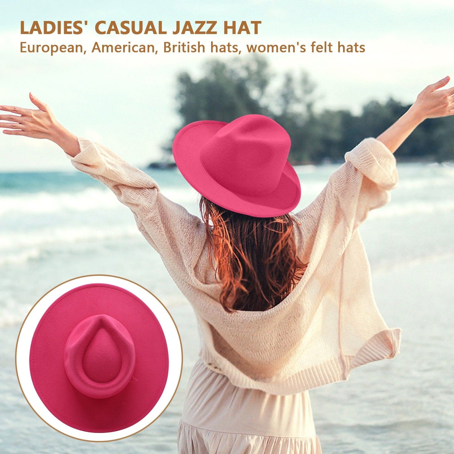 Chapéu Fedora Feminino Moderno Formal de Casamento Decoração Preto Verde Branco Panamá Boné Outono Inverno Luxo Masculino Cartola Fedoras Gorra