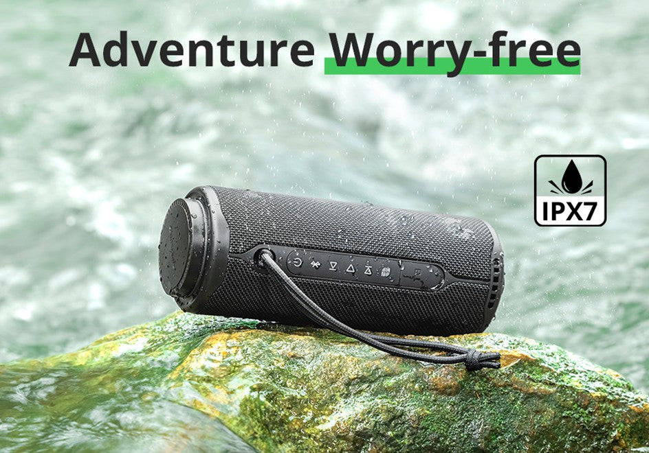 Tronsmart T8 Speaker Bluetooth Portable Speaker with Deep Bass, 40W, 360 degree Sound, Waterproof IPX7, for Camping