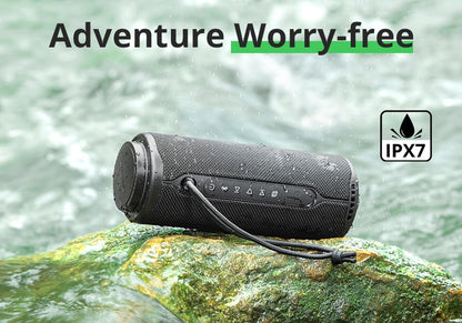 Tronsmart T8 Speaker Bluetooth Portable Speaker with Deep Bass, 40W, 360 degree Sound, Waterproof IPX7, for Camping