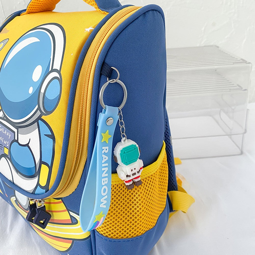 Mochila Infantil Meninos Jardim de Infância Astronauta Coelho Mochilas Infantis Mochila Escolar de Estudantes Presente Mochila de Desenho Animado Grau 1-9