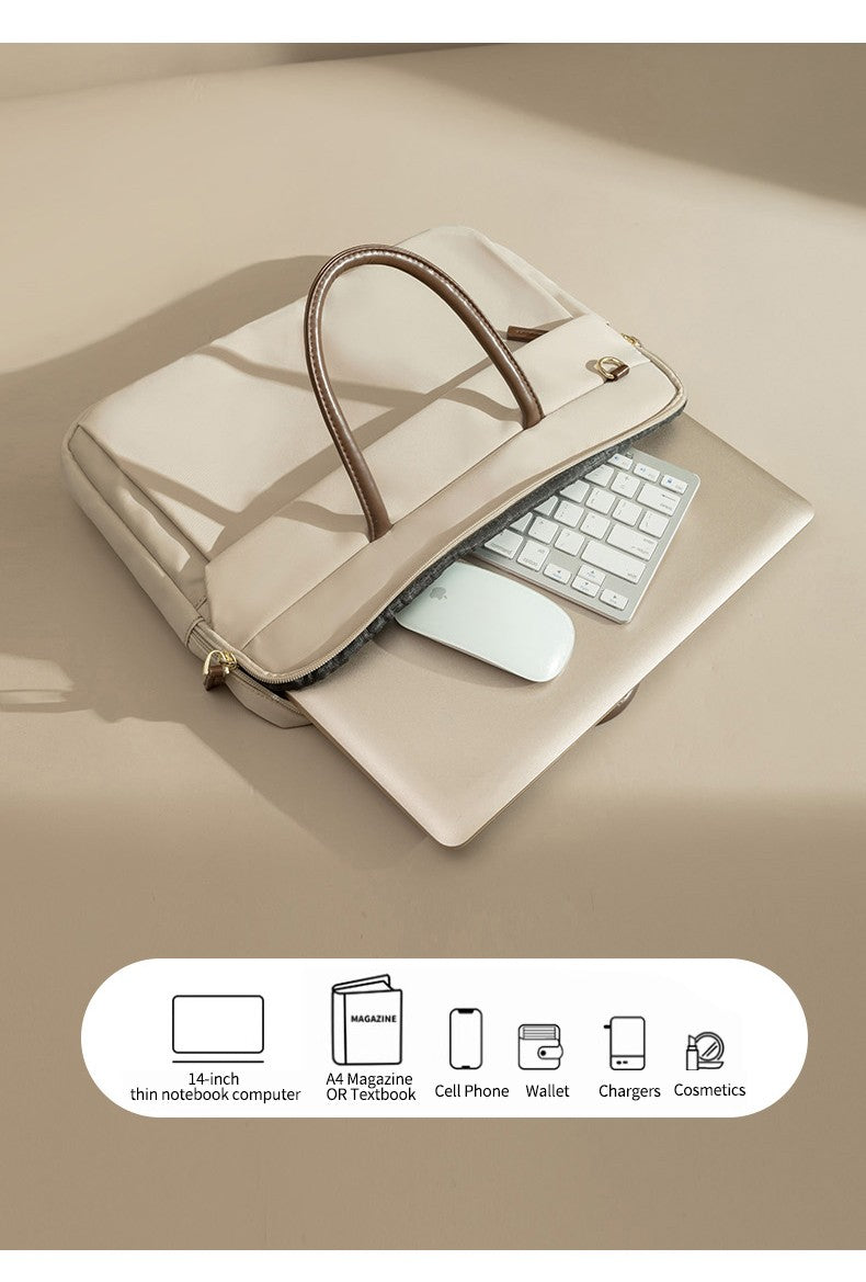 Laptop Bag 13.3 14 15.6 Inch Notebook Bag Sleeve For Macbook Air Pro 13 16 Case Xiaomi Shoulder Handbag New Waterproof Briefcase