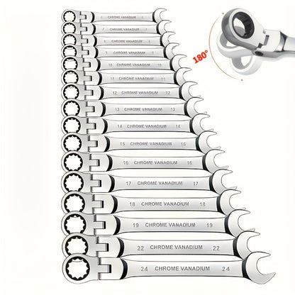 1 Chave Catraca de 72 Dentes, Aço Cromo-Vanádio, Torque Ajustável para Uso Automotivo e Pesado