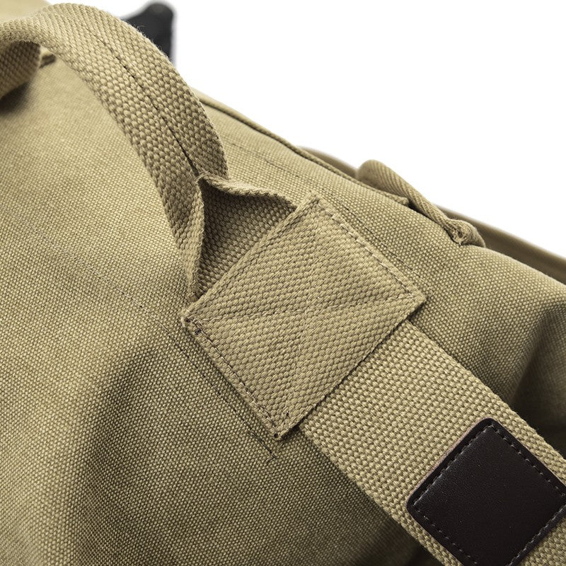 Mochila de Viagem Masculina de Grande Capacidade para Montanhismo, Bolsa de Mão, Mochilas Masculinas de Ombro Tipo Balde de Lona de Alta Qualidade