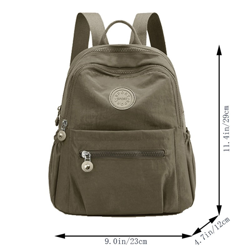 Mochilas neutras femininas e masculinas são adequadas para o uso diário e passeios escolares. Mochilas de ombro duplo.