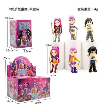 2025 Hot Anime KPop Devil Hunter Boneca de Vinil Rumi Mira Zoi Personagem Máscara de Vinil Blind Box Enfeite de Brinquedo Presente de Aniversário