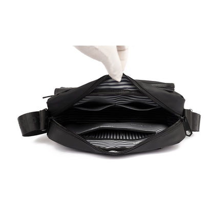 Basic style of men's shoulder bag, suitable for daily commuting - adjustable strap, Mailman bag - business leisure shoulder bag