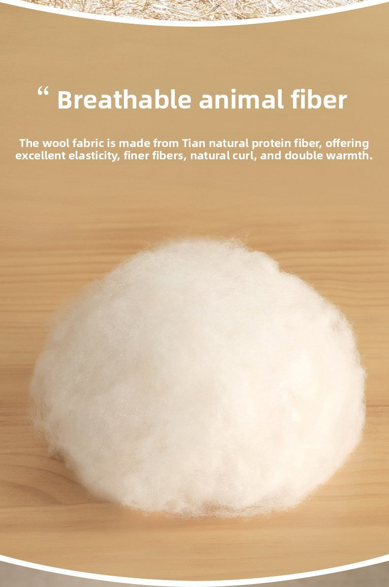 High Waist Wide Leg Woolen Pants Women's Loose Casual Black Long Trousers Autumn Fashion Elegant Commuting Style