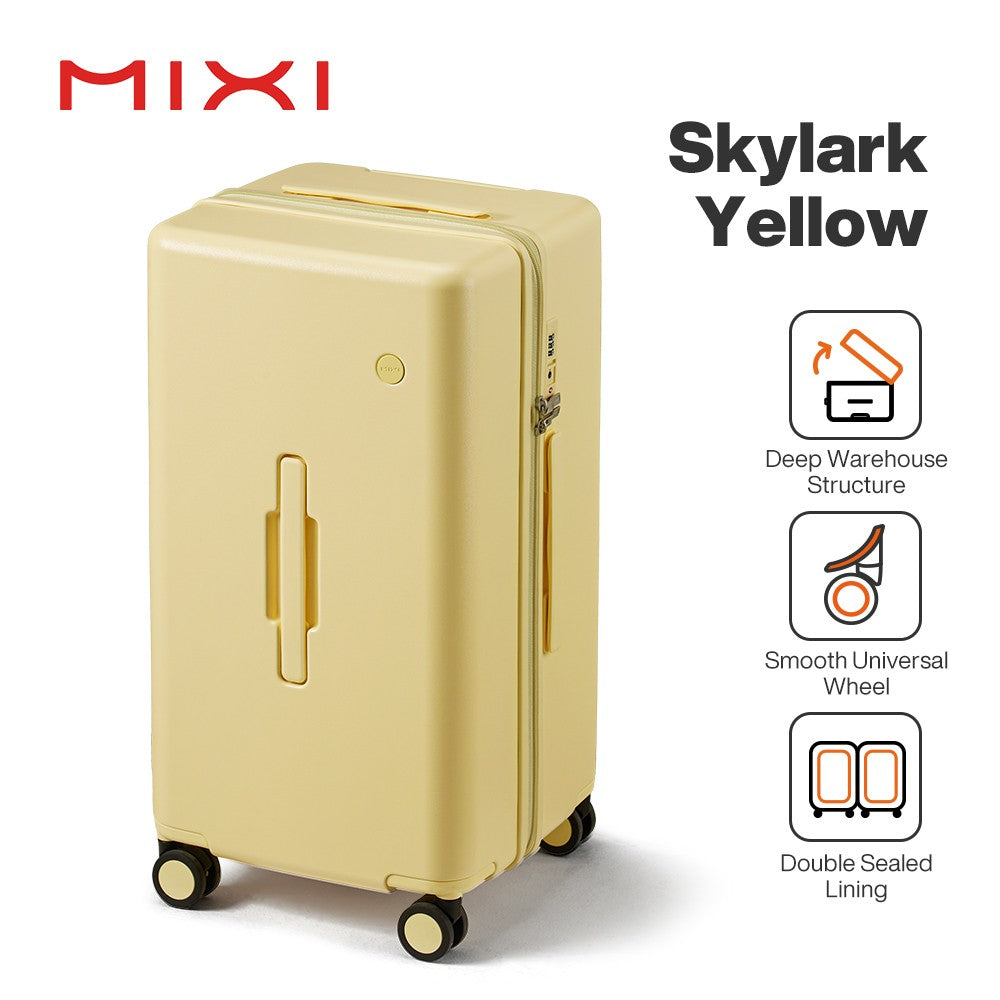 Mixi Large-Capacity Suitcase 24 26nch Checked in Rolling Wheels PC Luggage TSA Lock Trolley Case Travel Suitcases Trunk M9301