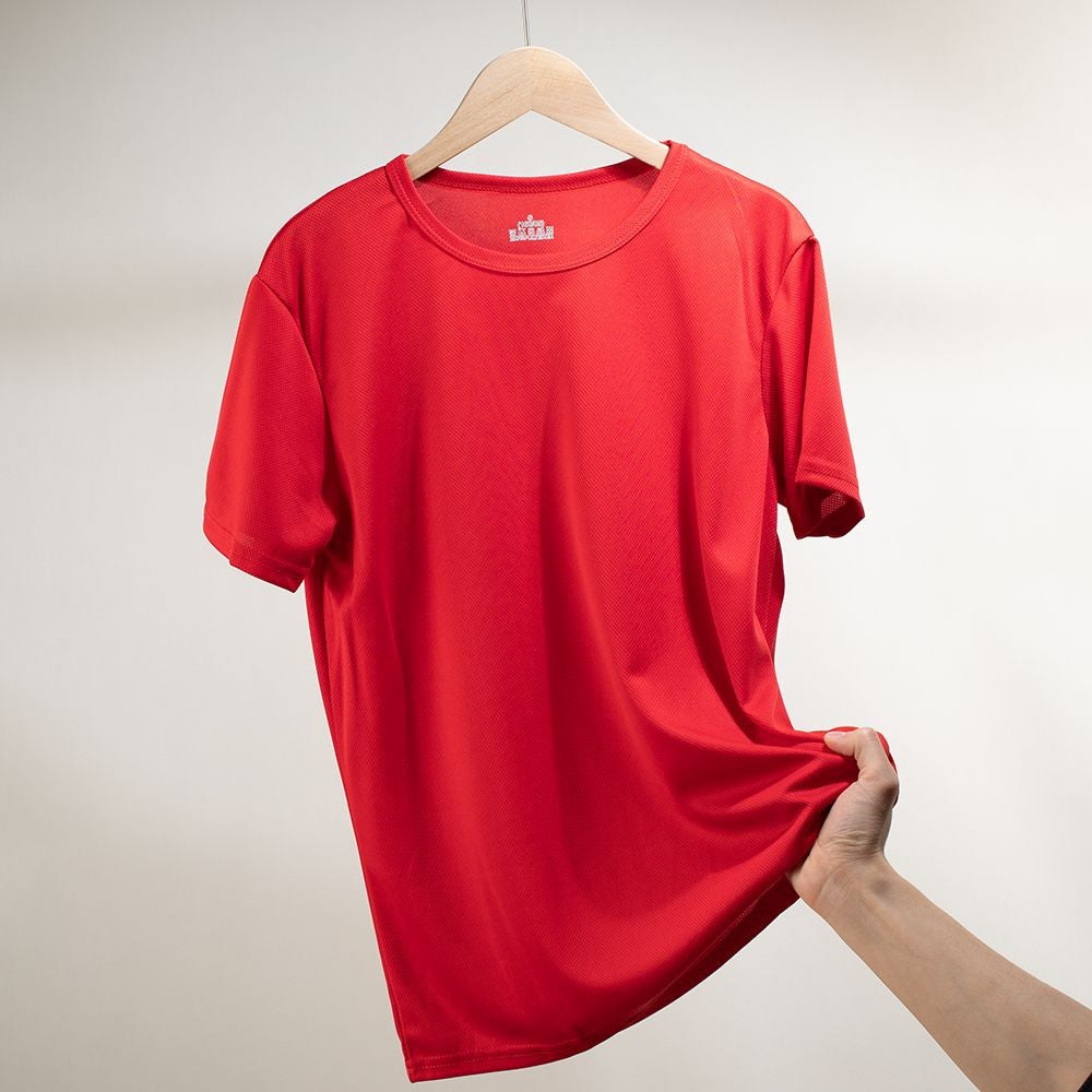 Men's Quick Dry Short Sleeve Sport T Shirt Gym Jerseys Fitness Shirt Trainer Running T-Shirt Boy Teenager Breathable Sportswears