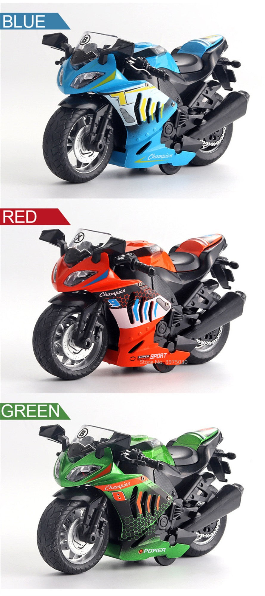 Modelo de Moto Kawasaki Escala 1:12 Miniatura em Liga Leve Brinquedo Carro Som Luz Pneus de Borracha Motocicletas Veículo Presente Perfeito para Meninos