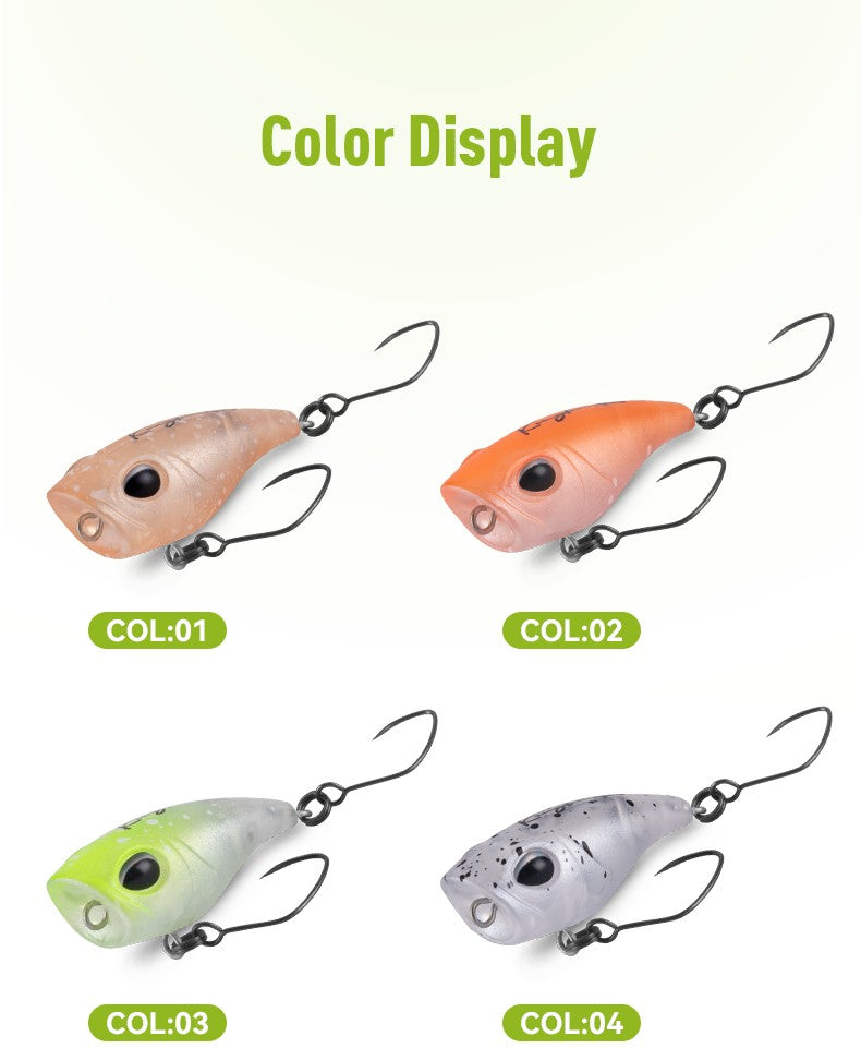 Isca Artificial Kingdom Micro Expert Topwater Popper 1.5g 2.2g 27mm 34mm Flutuante Rígida Wobblers Pesca Riacho Truta Baixo