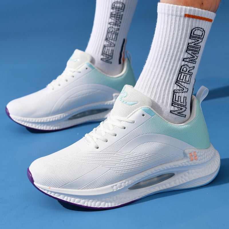 Ultra Light Comfortable Men's Sports Training Shoes Men’s Running Shoes Breathable Thick Sole Shock-absorbing Marathon Sneakers