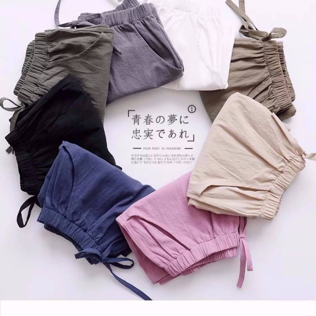 Summer Women Cotton Linen Shorts High Waist Shorts Short Pants Women Fashion Casual Sports Shorts Female S-3XL