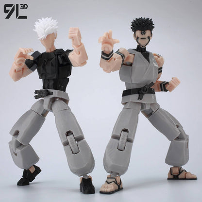 9L3D Anime Impresso Jujutsu Kaisen Sukuna Yuji Yuta Satoru Gojo Bonecos Sorte Dummy 13 Articulados para Modelagem Brinquedos Manequins