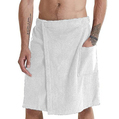 Men's wearable apron for beach and home use
