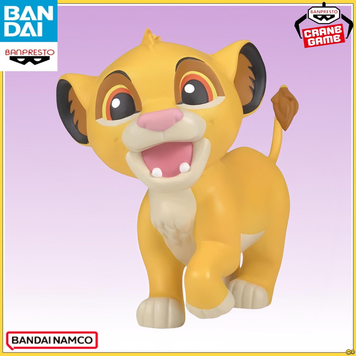 Em Estoque Banpresto Bandai O Rei Leão Sofvimtes Simba Cerca de 14Cm Estilo Fofo Novo e Lacrado Presentes Selecionados Enfeite de Mesa