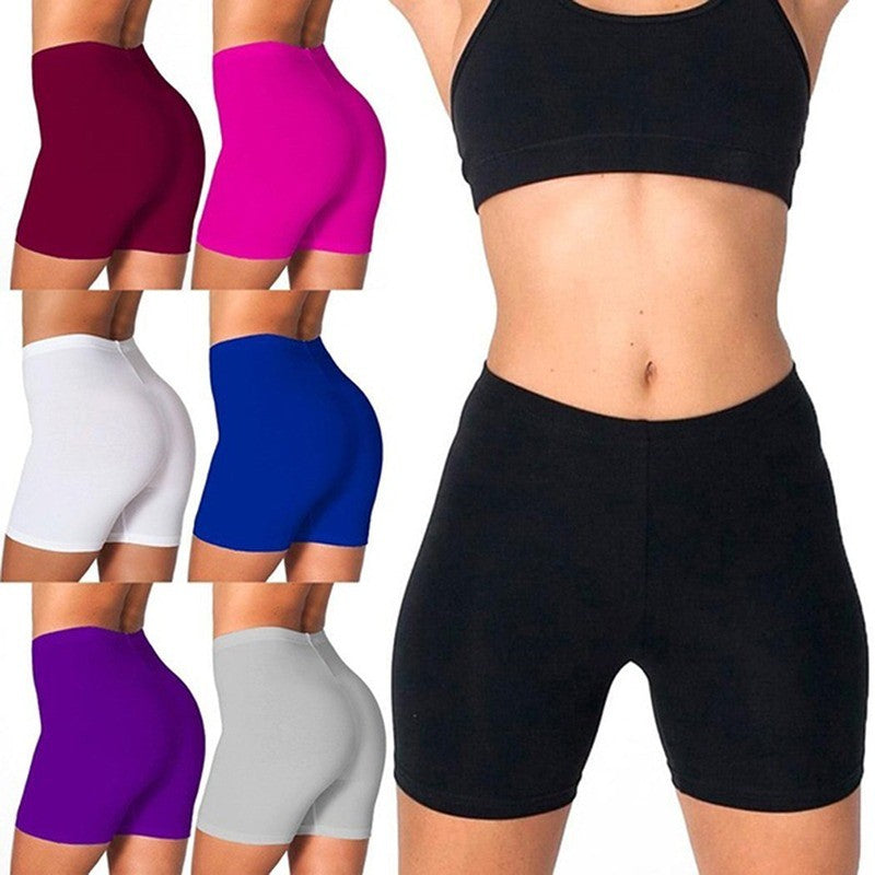 Outdoor Exercise Biker Shorts Women Summer Cycling Shorts Stretch Basic Short Hot Sports Shorts Soft Wear Shorts Women Bottoms