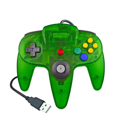USB Wired Gamepad N64 Joystick Gamepad Controller for Mac Computer PC Handle USB Gamepad