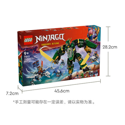 Blocos de Montar LEGO Montam Ninja Fantasma 71845 Lloyd's Transformed Mech Brinquedo Infantil Presente de Natal
