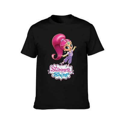 Shimmer And Shine T-Shirt men t shirt cotton 100% black cotton t-shirt plain for man package T-Shirt