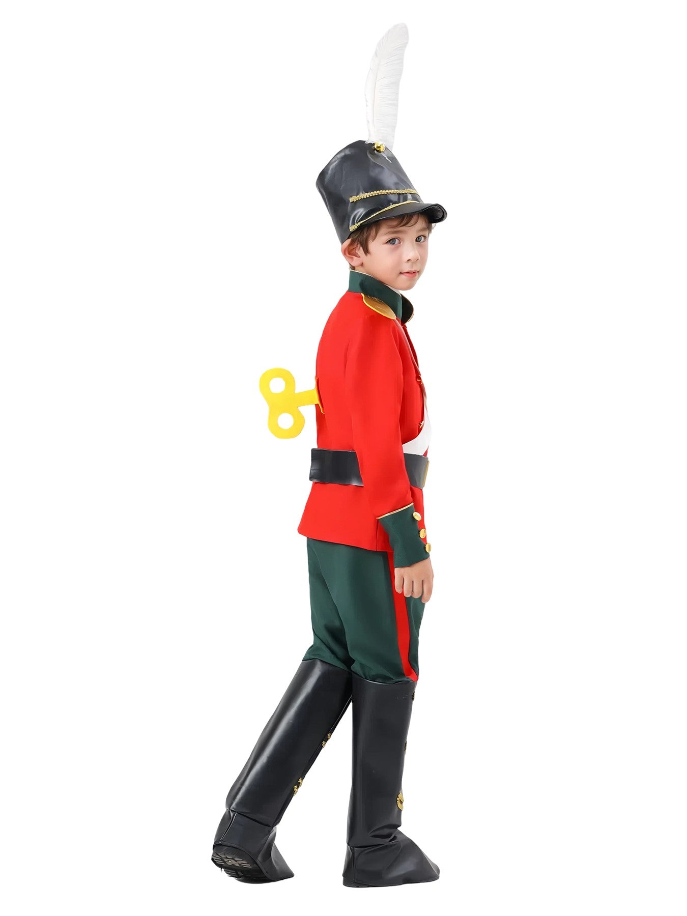 Boys Toy Soldier Costume Halloween Stage Performance Outfit Kids Military Role Play Set  - New Arrival 2025