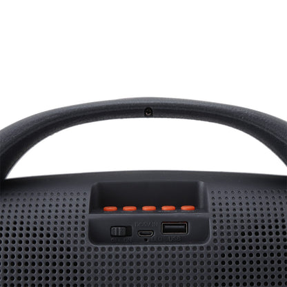 Alto-falante Bluetooth 1000W com Luz LED Alto-falantes Portáteis para Uso Externo Subwoofer Duplo de 3'' Caixa de Som Suporte