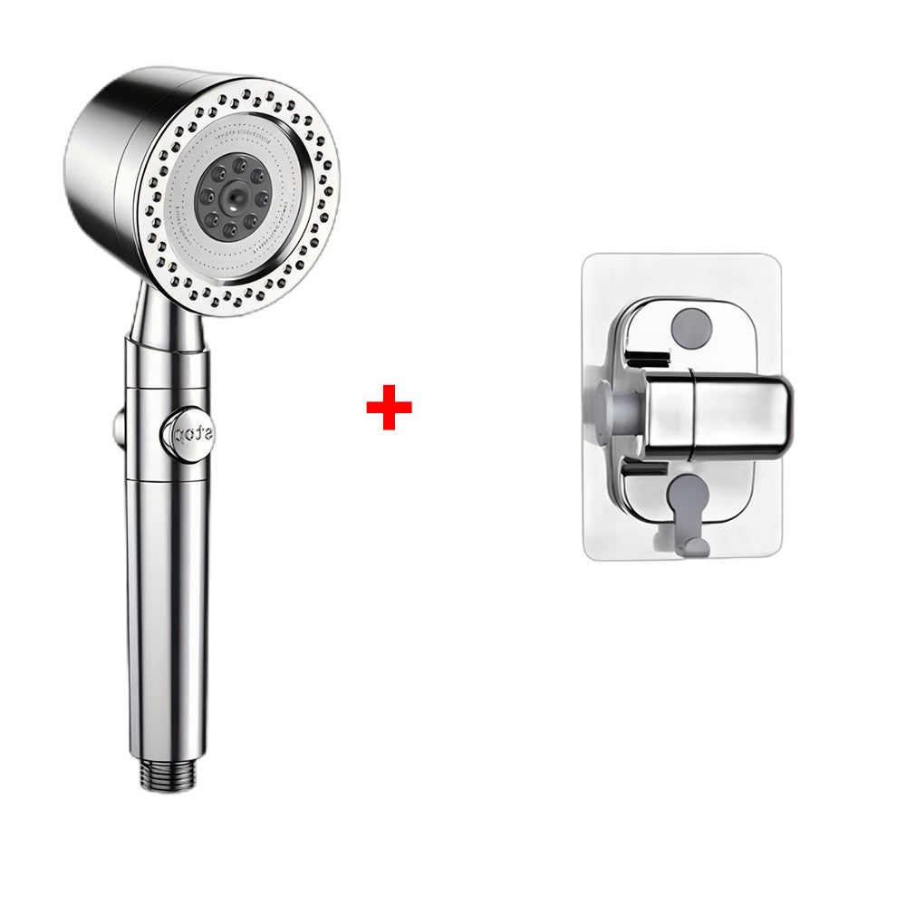 5 Modos de Pulverização Chuveiro Econômico de Água ABS Chuveiros de Mão Spa Grande Fluxo Portátil Banheiro Filtro Bico de Torneira de Chuveiro Conjunto