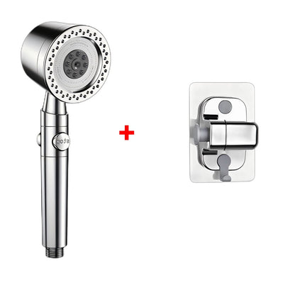5 Modos de Pulverização Chuveiro Econômico de Água ABS Chuveiros de Mão Spa Grande Fluxo Portátil Banheiro Filtro Bico de Torneira de Chuveiro Conjunto