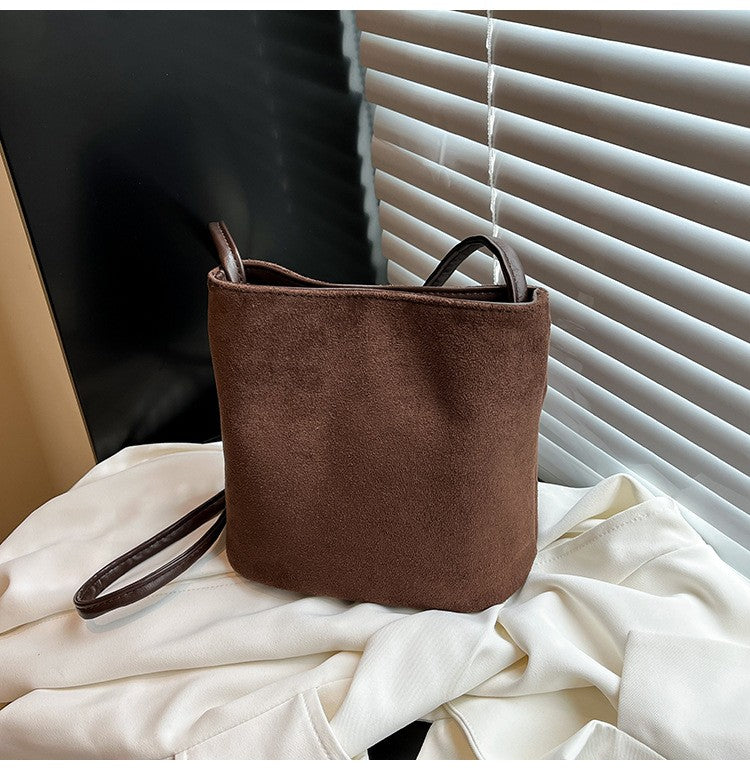 Design PU Suede Leopard Shoulder Bags for Women 2025 New Winter Crossbody Bag Females ?Luxury Handbags and Purses Bucket