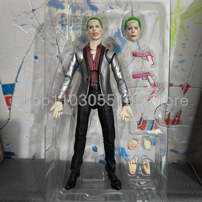 Harley Quinn Batman Boneco de Ação Disney Mafex 015 Coringa Heath Ledger O Cavaleiro das Trevas Brinquedo Colecionável Presente de Natal Halloween