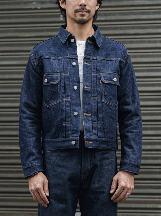 Rugged Bronson Lot 817XX Jean Jacket War Model Blue Selvage Denim Blouse