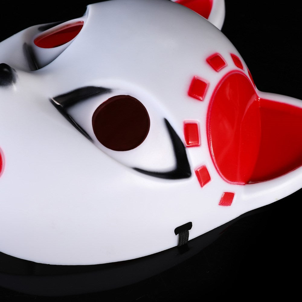 Anime Demon Mask Cosplay Kimetsu No Yaiba Sabito Makomo ABS Plastic Masks Halloween Party Costume Props Deluxe