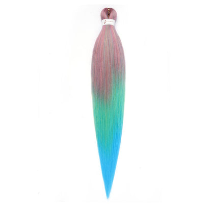 Cabelo Sintético Trançado Pré-esticado Profissional Sem Coceira Fibra Que Sela Em Água Quente 30'' Ombre Textura Yaki Extensões de Cabelo para Trança
