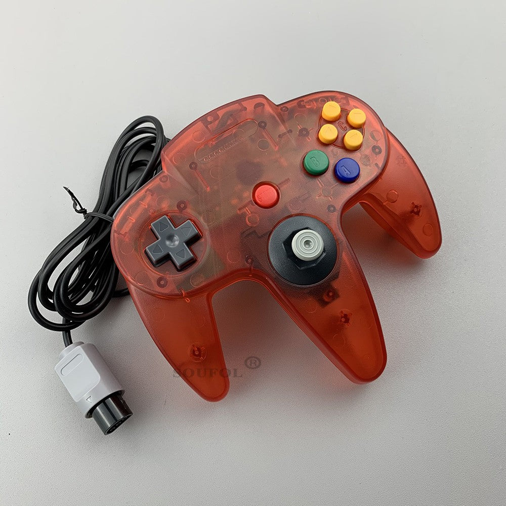 Wired Gamepad For NS 64 Host N64 Controller Gamepad Joystick For Classic Nintend 64 Console Games For Mac Computer PC