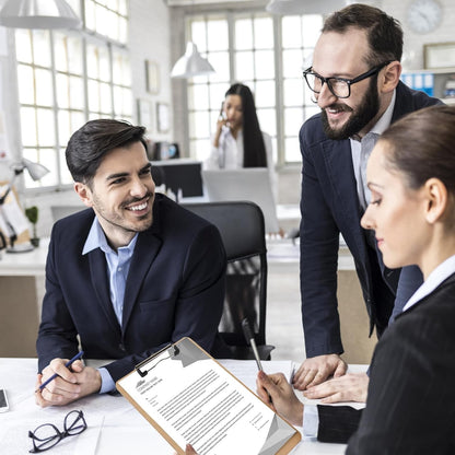 2 Pack Hardboard Office Clipboard, Letter-Size Clipboard with Low Profile Clip, Classic Clip, 9" x 12.5" Wood Clipboards