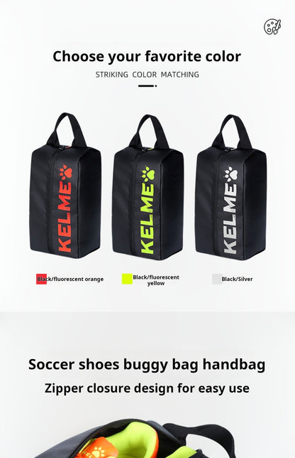 Bolsa de Treino de Futebol Kelme, Grande Capacidade, Armazenamento para Chuteiras, Bolsa de Corrida Esportiva ao Ar Livre, Bolsa de Mão, Impermeável