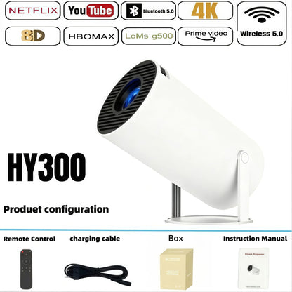 2026 Projector Newest HY300 Mini Portable Pocket Smart Android Projector Wireless Home Theater Magcubic Projector Hy300 ?