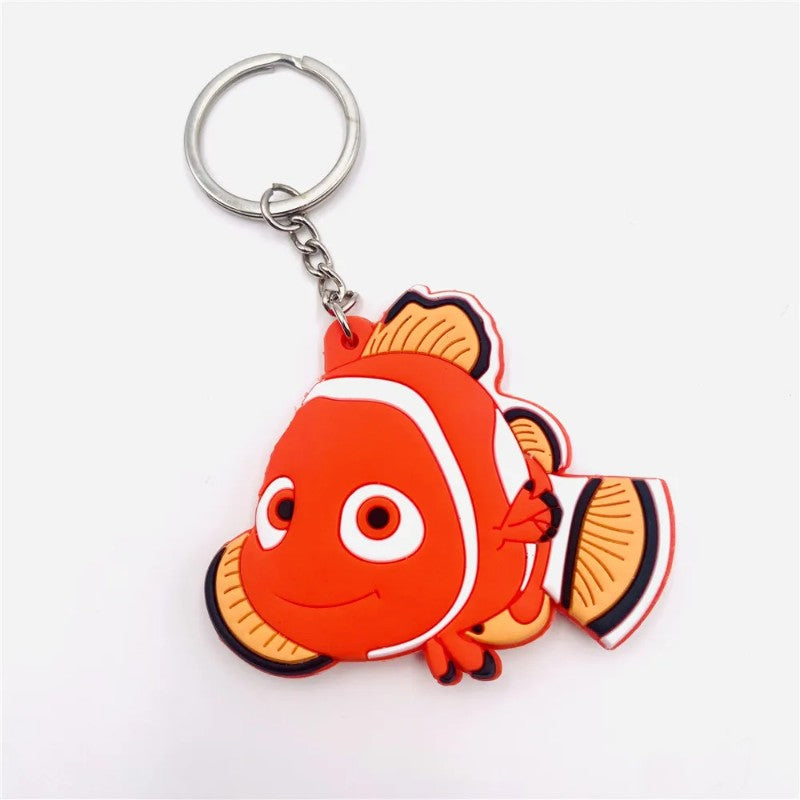 Chaveiro Desenho Animado Disney Pixar Procurando Nemo Kawaii Dory Nemo Dupla Face Chaveiro Pingente de Mochila Acessórios de Bolsa Chaveiro de Carro