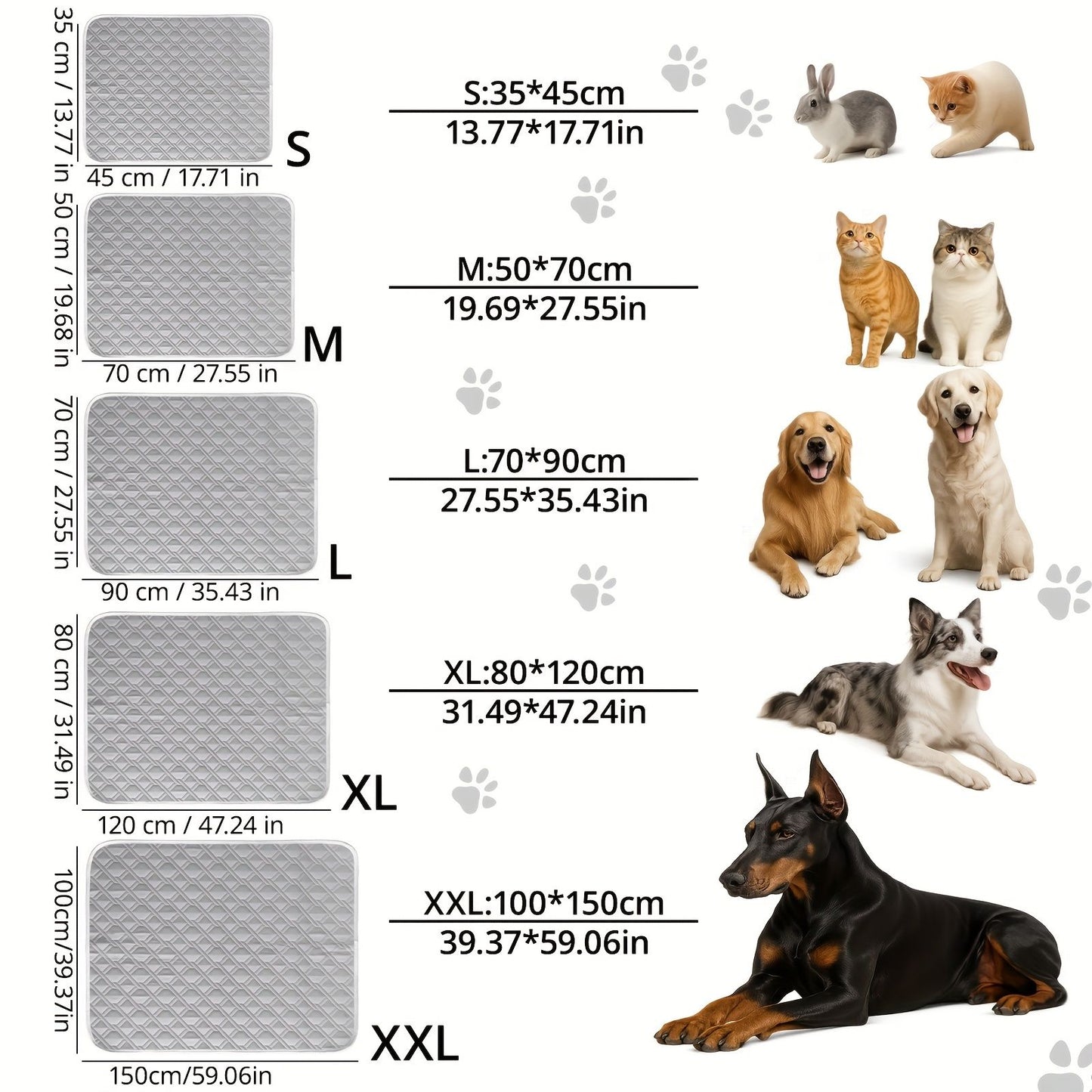 Nova almofada de resfriamento para cães, lavável, portátil, para o verão, cobertor de seda gelada para cães e gatos, tapete de dormir respirável para sofá