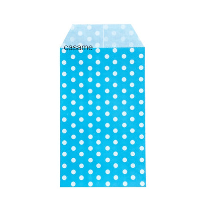 10/25/50 Pcs Small Sack Pouch Mini Dot Kraft Paper Bags Wedding Party Invitation Greeting Cards Paper Gift Bag Birthday