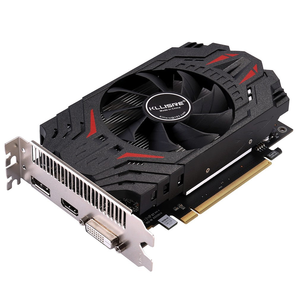 Kllisre RX 560 4GB RX 550 Nova Placa Gráfica 128Bit GDDR5 Placas de Vídeo Para AMD Radeon RX560