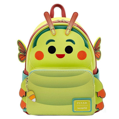 Mochila Loungefly Mini Princessa Gus e Jaq Teacup 70º Aniversário Lenticular Série Cinderela