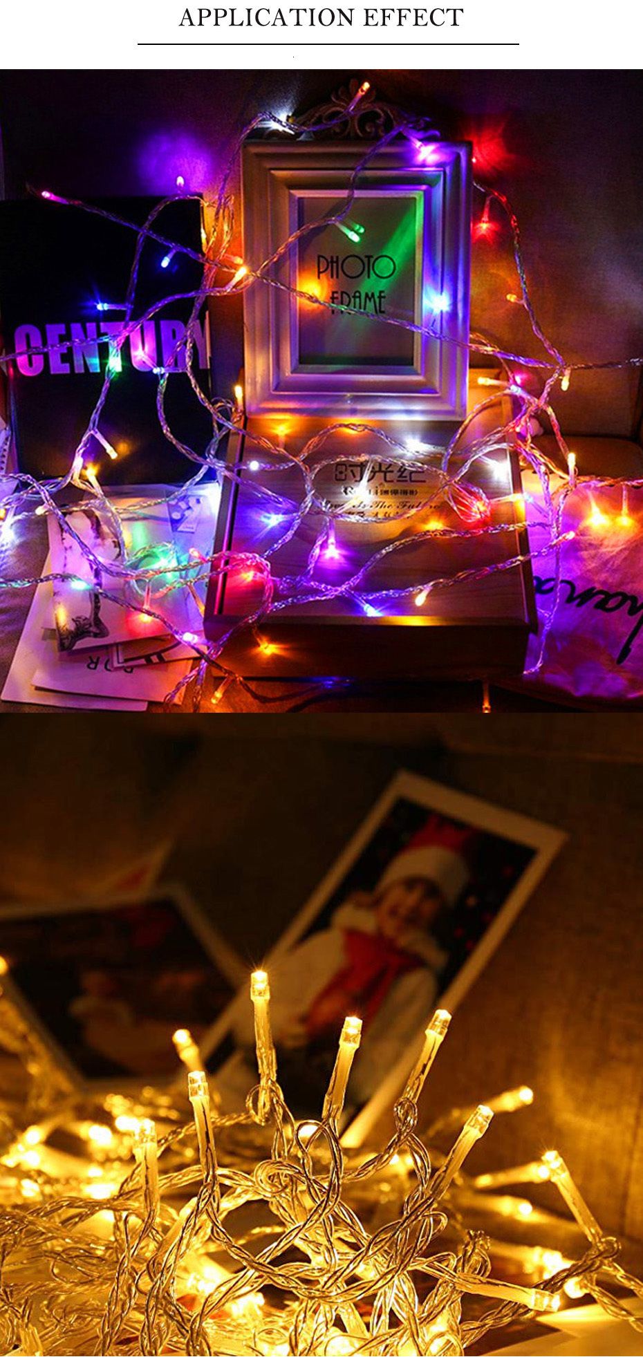Hot Sale 1.5m/3m/6m/7.5m/10m Christmas Lights Waterproof Battery Led String Lights Christmas Decorations For Home