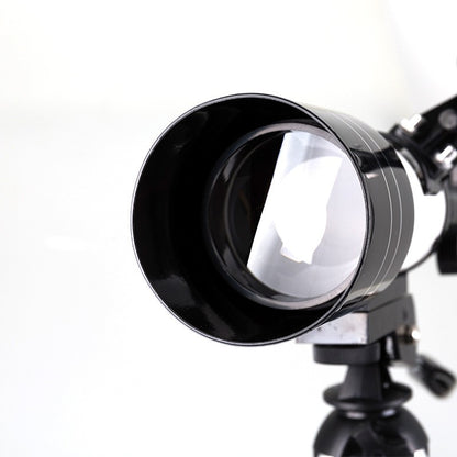 Telescópio 70mm Abertura 300mm para Iniciantes em Astronomia - Telescópio FM70300 com Tripé e Acessórios, para Observação da Lua e Estrelas